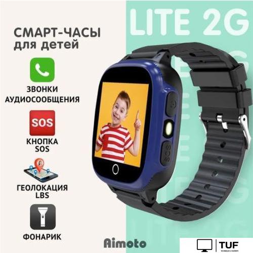 Детские умные часы Aimoto Lite (черный/синий)
