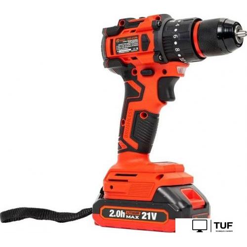 Ударная дрель-шуруповерт Edon UAD-21PBL (с 2-мя АКБ, кейс)