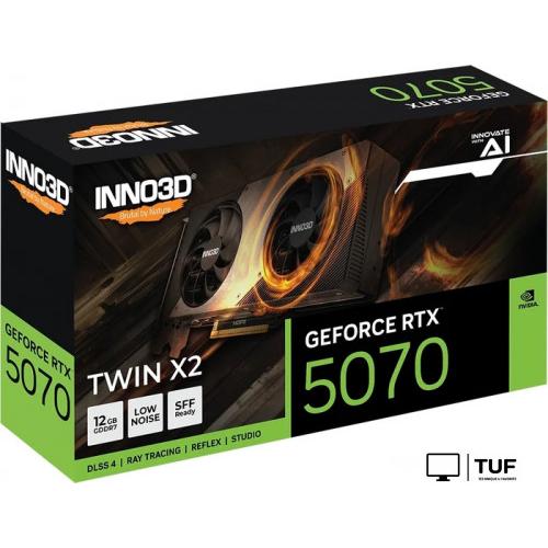 Видеокарта Inno3D GeForce RTX 5070 Twin X2 N50702-12D7-195064N