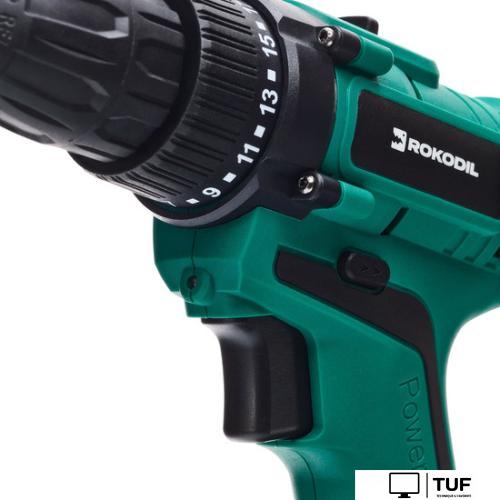 Дрель-шуруповерт Rokodil Twist 2 Pro (1 АКБ, кейс, оснастка)