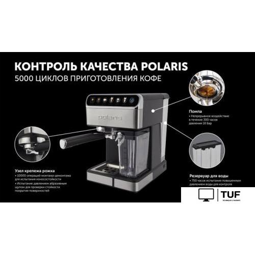 Рожковая кофеварка Polaris PCM 1540 Wi-Fi IQ Home
