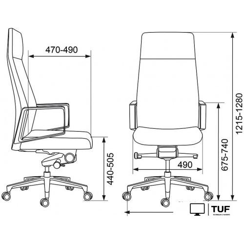 Офисное кресло Бюрократ _JONS (черный)
