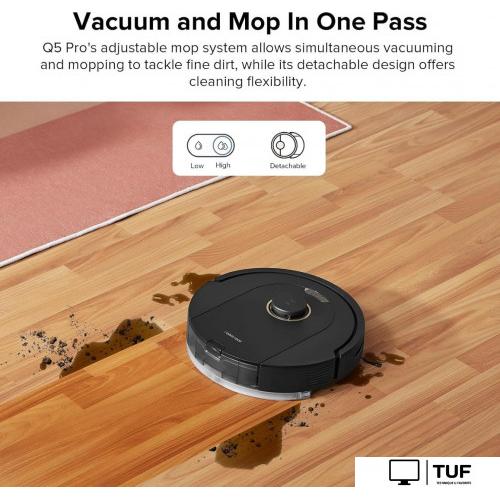 Робот-пылесос Roborock Q5 Pro (с русской озвучкой, черный)