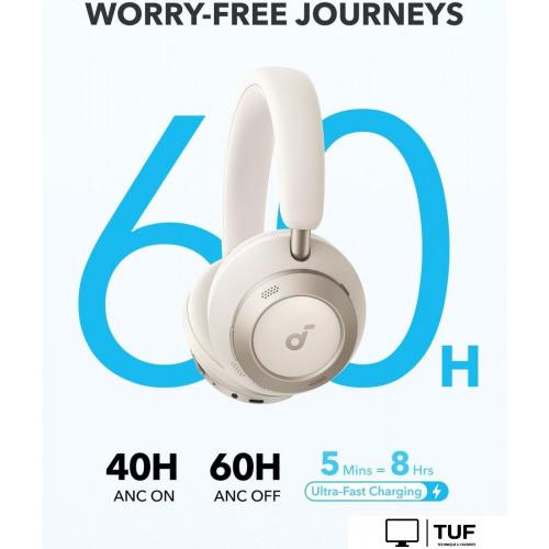 Наушники Anker Soundcore Space One Pro (бежевый)