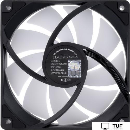 Вентилятор для корпуса Thermalright TL-C12C-X28-S (черный)