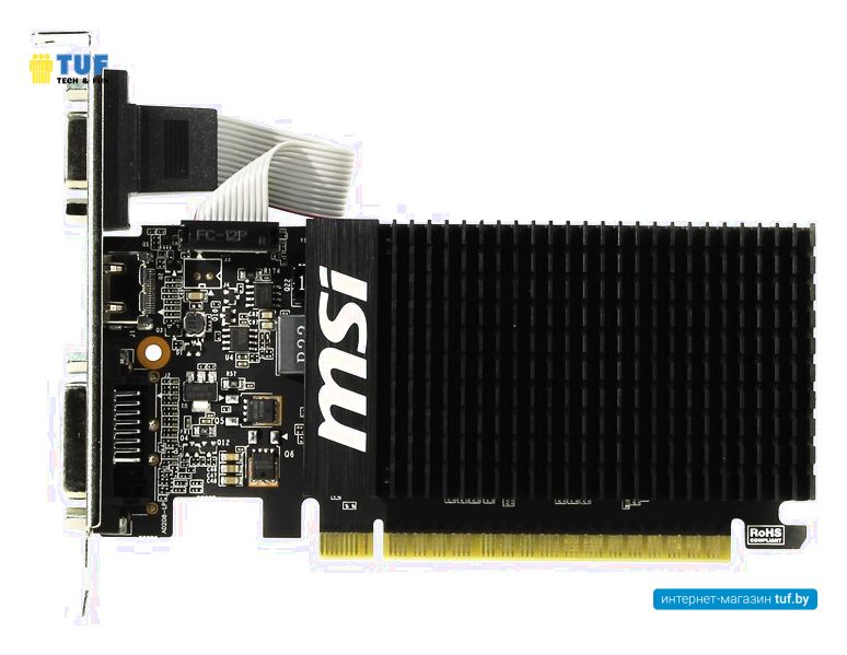Видеокарта MSI GeForce GT 710 1GB DDR3 [V809 GT710 1GD3H LP]
