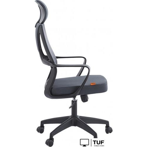 Офисное кресло CHAIRMAN CH636 (ткань, черный пластик/темно-серый)