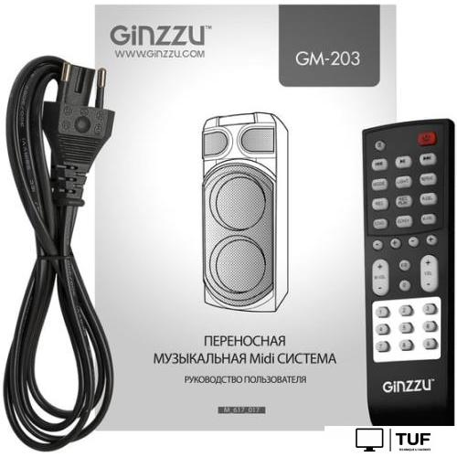 Колонка для вечеринок Ginzzu GM-203
