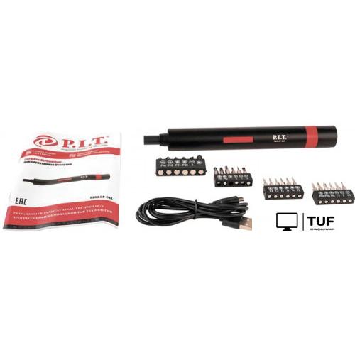Электроотвертка P.I.T. PES 3.6 P-24A (кейс, набор оснастки)