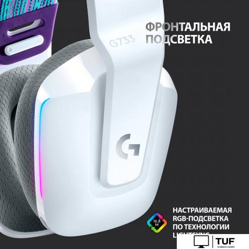 Наушники Logitech G733 Lightspeed Wireless (белый)