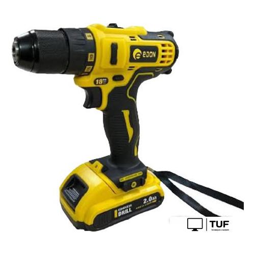 Дрель-шуруповерт Edon AD-12 1002010341 (с 2-мя АКБ, кейс, набор оснастки)