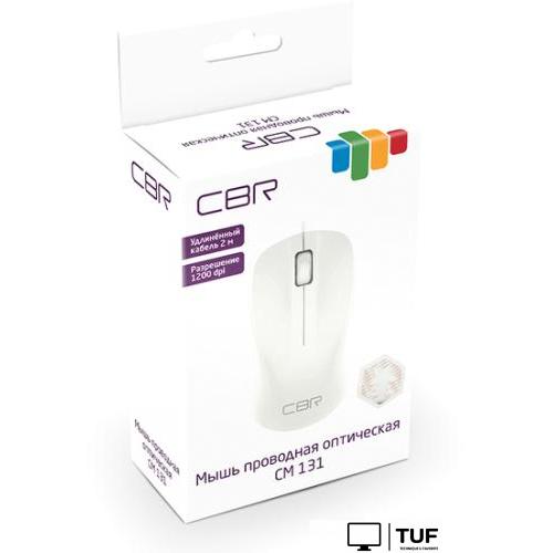 Мышь CBR CM 131 (белый)