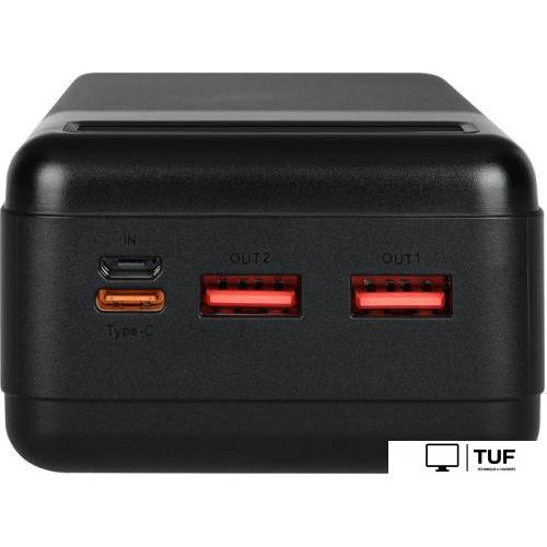 Внешний аккумулятор TFN Porta LCD PD 22.5W 30000mAh (черный)