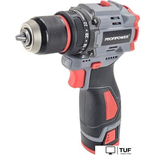 Дрель-шуруповерт Profipower BL-161 (с 2-мя АКБ, кейс)