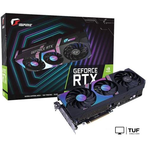Видеокарта Colorful iGame GeForce RTX 3080 Ultra OC 10G LHR-V