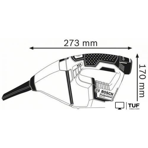 Пылесос Bosch GAS 12V Professional 0 601 9E3 000 (без аккумулятора)