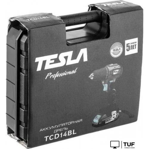 Дрель-шуруповерт Tesla TCD14BL 840368 (с 2-мя АКБ, кейс)