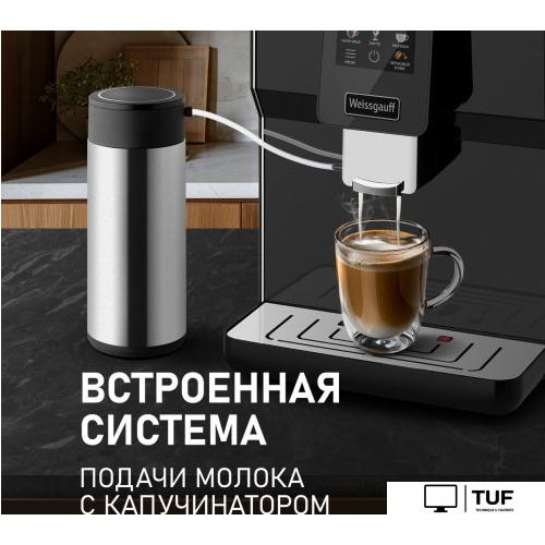 Кофемашина Weissgauff WCM-330 TFT Touch Cappuccino Nero