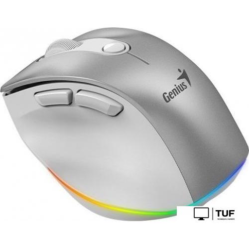 Мышь Genius Ergo 9000S Pro (серебристый)