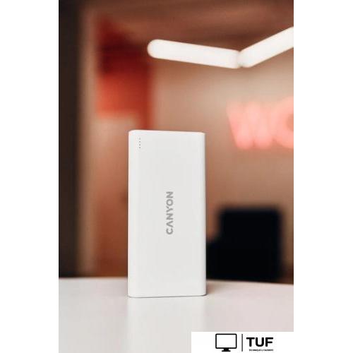 Внешний аккумулятор Canyon PB-106 10000mAh (белый)