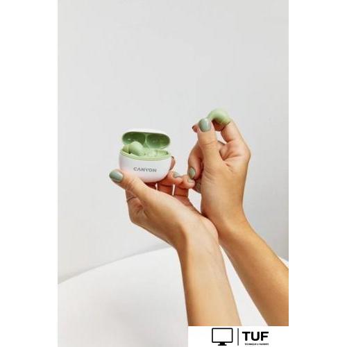 Наушники Canyon TWS-5 (оливковый)