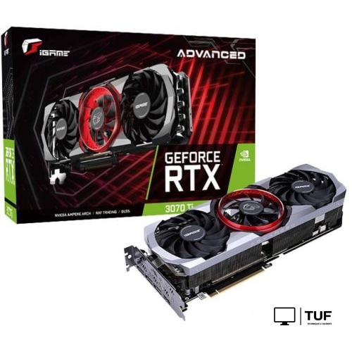 Видеокарта Colorful iGame GeForce RTX 3070 Ti Advanced OC 8G-V