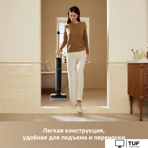 Вертикальный моющий пылесос Dreame G12 Pro Wet and Dry Vacuum HHR32A (евровилка, черный)