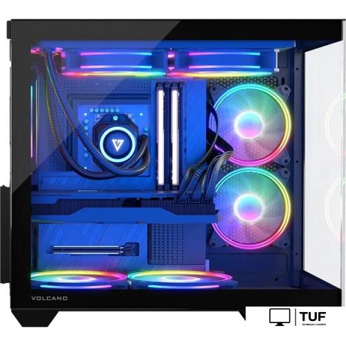 Корпус MODECOM Volcano Panorama Apex ARGB 5F Midi (темно-серый)