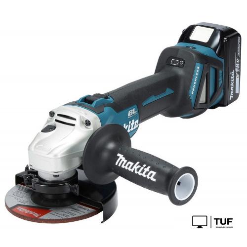 Угловая шлифмашина Makita DGA511RTJ (с 2-мя АКБ 5 Ач, кейс)