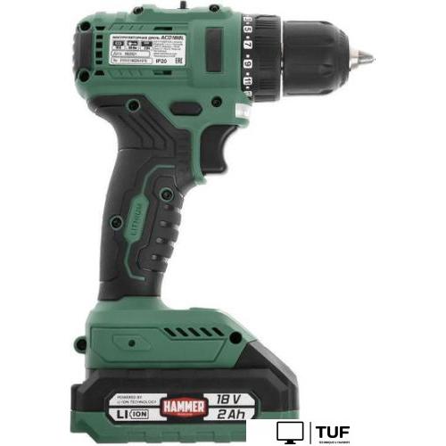 Дрель-шуруповерт Hammer ACD18BL (с 2-мя АКБ, кейс)