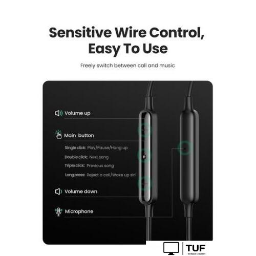 Наушники Ugreen EP103 Lightning