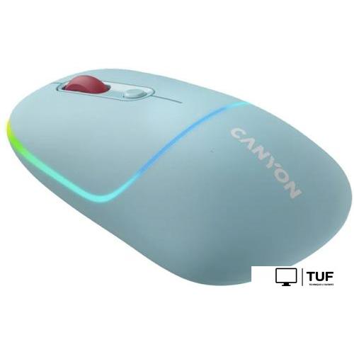 Мышь Canyon MW-22 (бирюзовый)