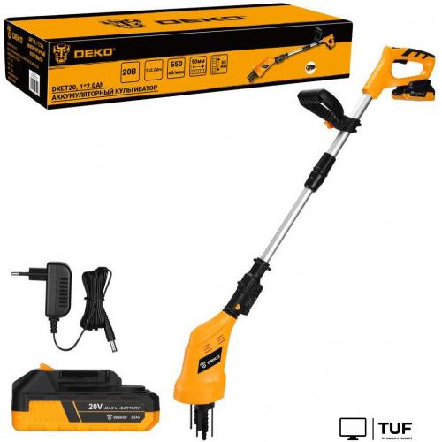 Мотокультиватор аккумуляторный Deko DKET20 065-1215 (с 1-им АКБ)