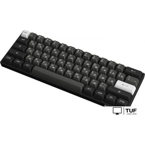 Клавиатура Akko 3061S Black & Silver (Akko Cream Yellow V3 Pro)