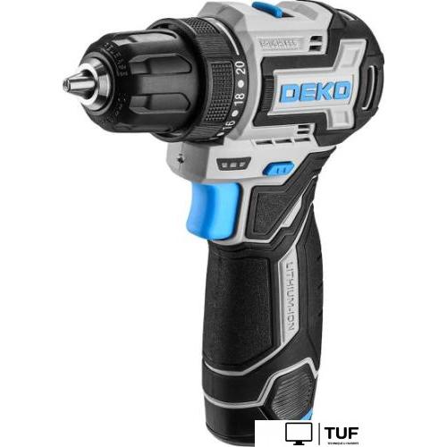 Дрель-шуруповерт Deko Loner 12V Pro 085-1011 (с 2-мя АКБ, кейс)