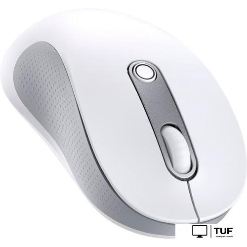Мышь Baseus F02 Ergonomic Wireless Mouse (белый, без батарейки в комплекте)