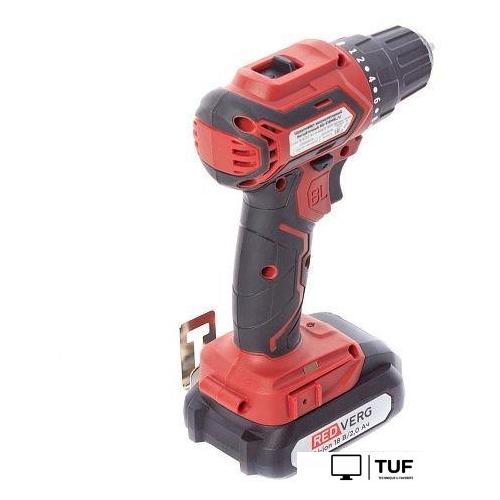 Дрель-шуруповерт RedVerg Power Сompact RD-S18MBL/U (с 2-мя АКБ, кейс)
