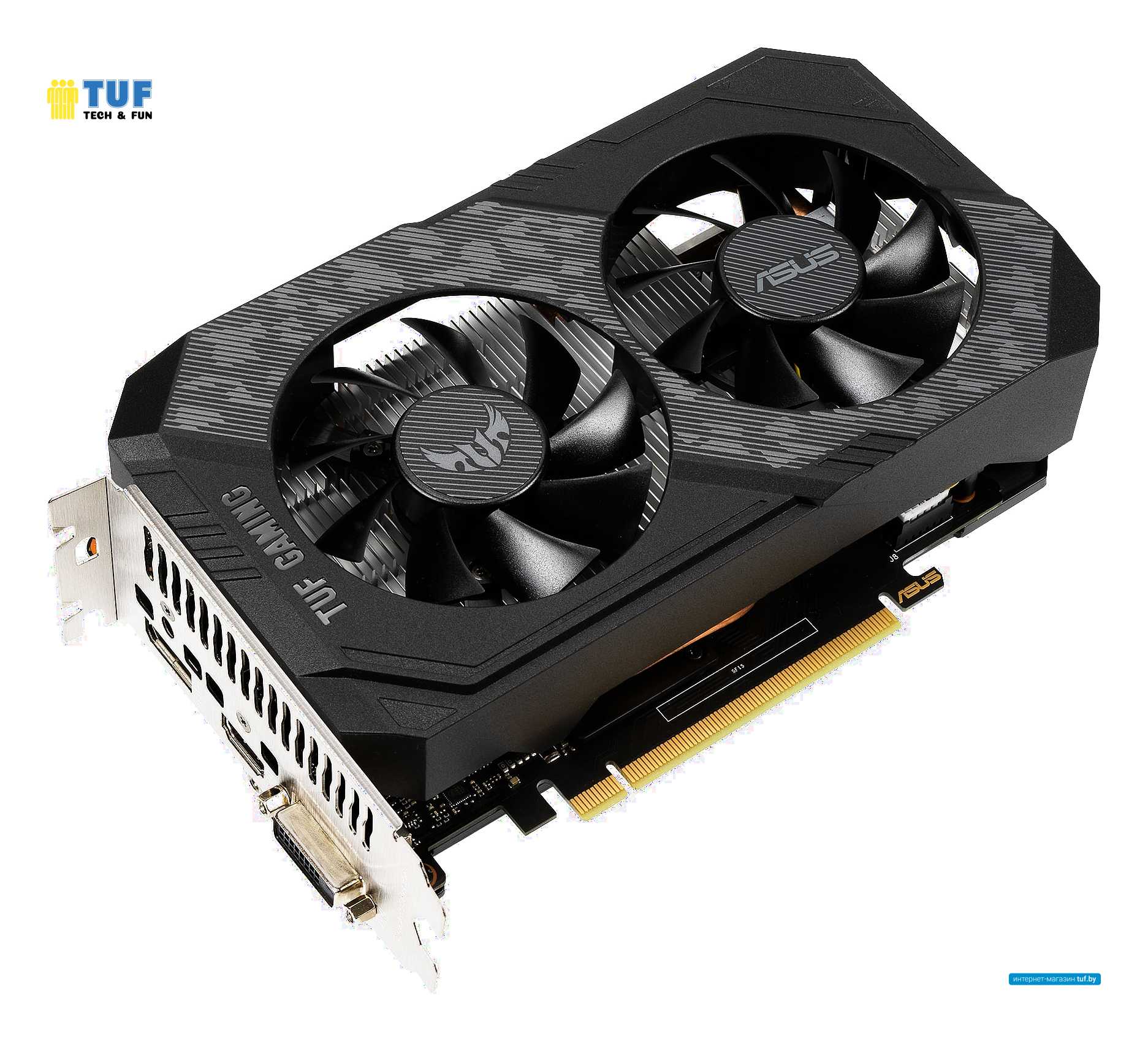 Видеокарта ASUS TUF Gaming GeForce GTX 1650 4GB GDDR6 TUF-GTX1650-4GD6-P-GAMING