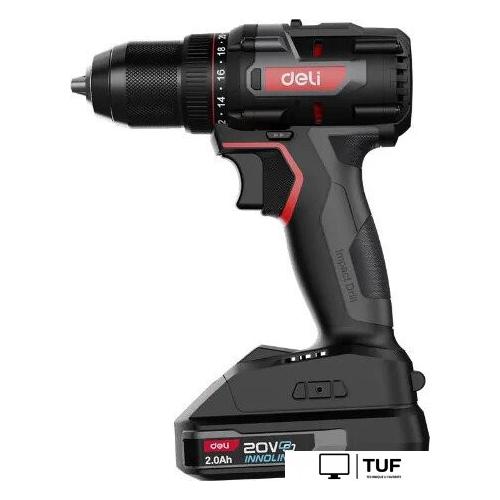 Ударная дрель-шуруповерт Deli EDE-CZ20-2 (без АКБ)