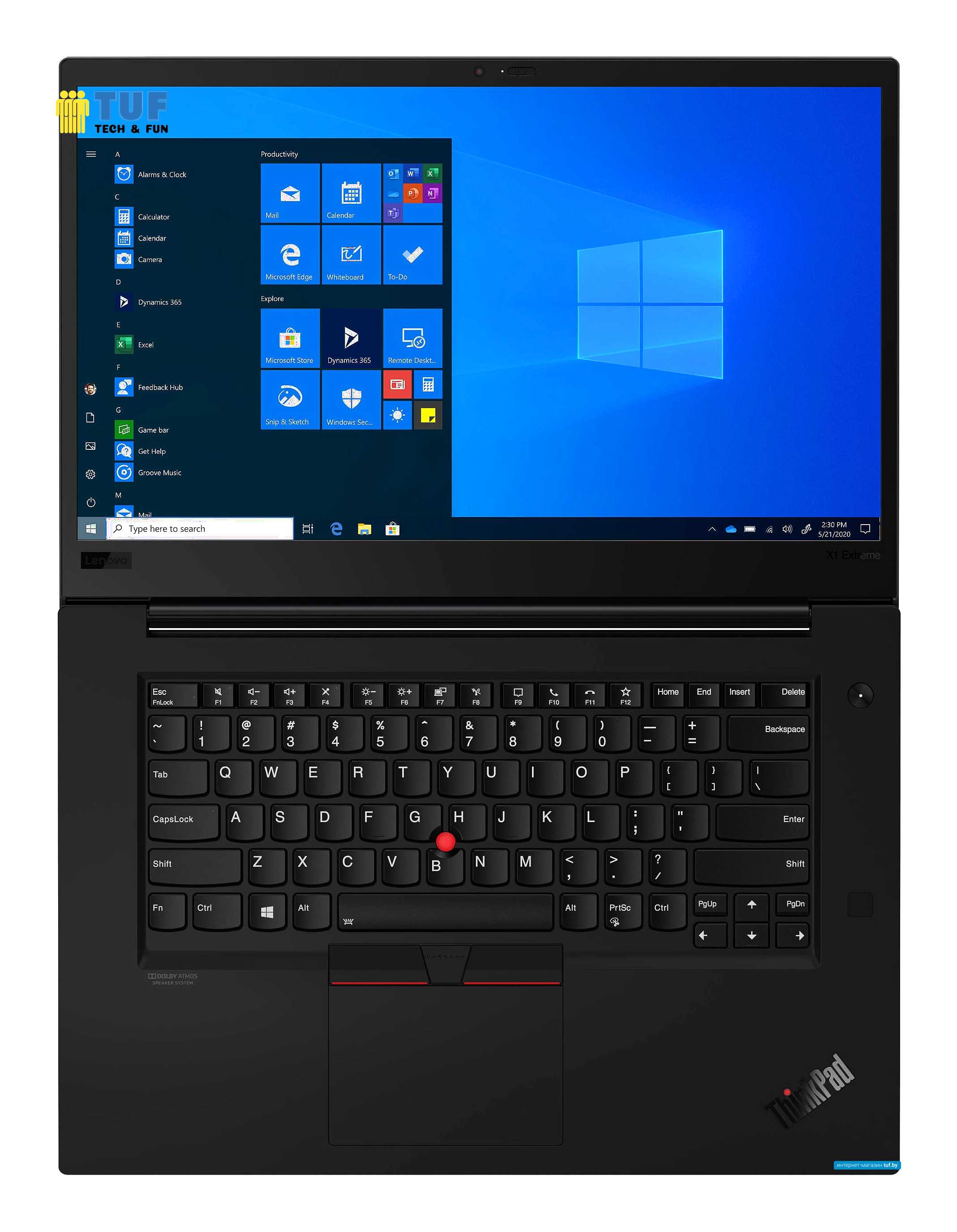 Ноутбук Lenovo ThinkPad X1 Extreme Gen 3 20TK0009RT