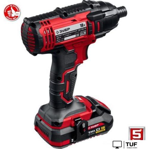 Винтоверт Зубр Мастер ГВЛ-255-22 (с 2-мя АКБ, кейс)