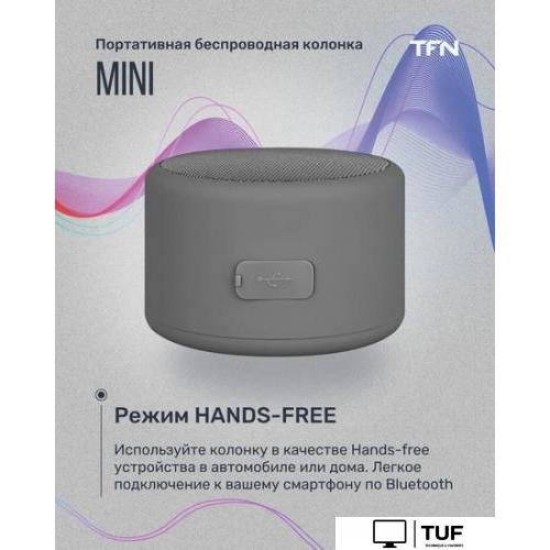Беспроводная колонка TFN Mini (серый)
