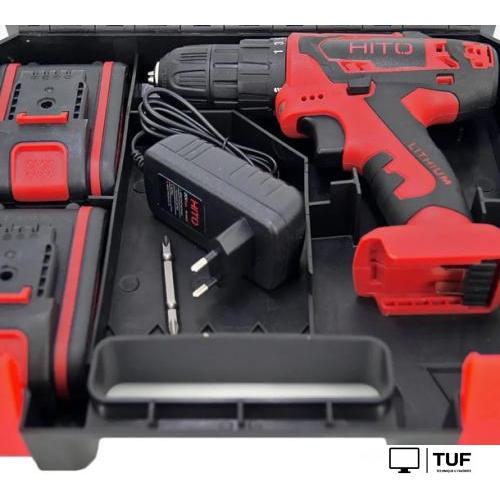 Дрель-шуруповерт HITO CD2002 (с 2-мя АКБ)