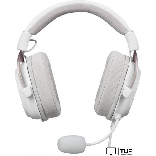 Наушники Redragon Zeus X (белый/розовый)