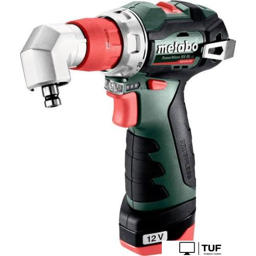 Дрель-шуруповерт Metabo PowerMaxx BS BL Q T03490БП (с 2-мя АКБ, кейс)