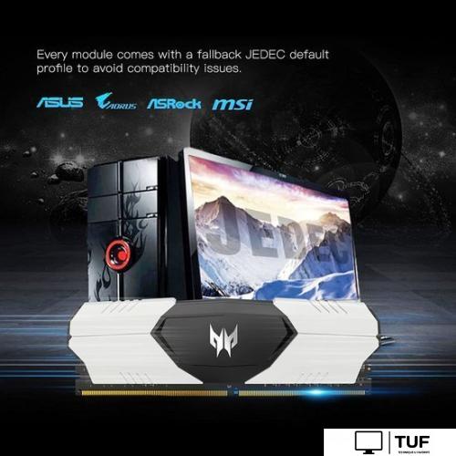 Оперативная память Acer Predator Talos 2x8ГБ DDR4 3000 МГц BL.9BWWR.211