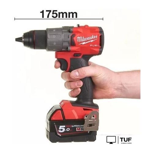 Дрель-шуруповерт Milwaukee M18 FDD2-502X 4933464267 (с 2-мя АКБ, кейс)