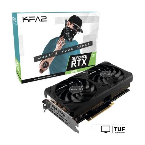 Видеокарта KFA2 GeForce RTX 3060 Ti GDDR6X 1-Click OC Plus Updated Ver. 36ISM6MD2KCK