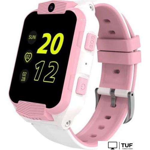 Детские умные часы Canyon Cindy KW-41 (белый/розовый)