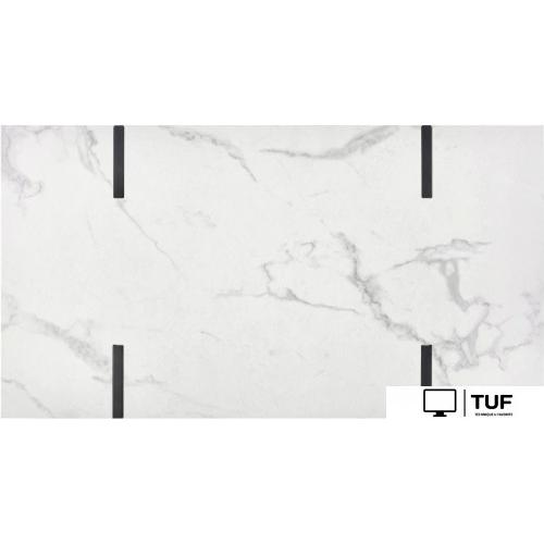 Журнальный столик Halmar Blanca 110x60x43 (белый мрамор/черный)